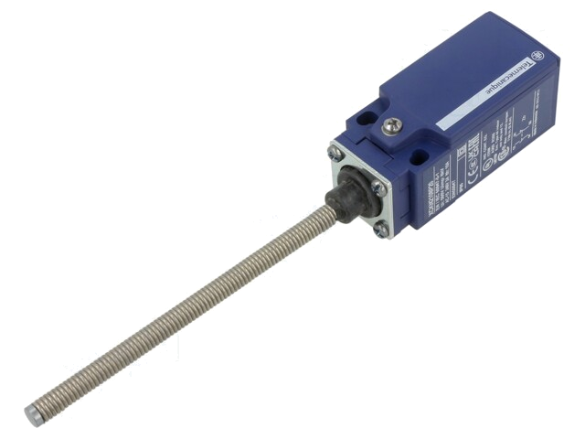 Eindschakelaar; veer met een totale lengte 128mm; NO + NC; 10A Eindschakelaar; veer met een totale lengte 128mm; NO + NC; 10A
